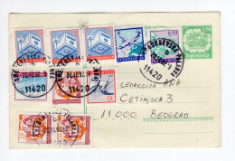 1992. YUGOSLAVIA,SERBIA,SMEDEREVSKA PALANKA,3.50 DIN STATIONERY CARD,USED - Entiers Postaux