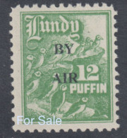 #15. Great Britain Lundy Island Puffin Stamp 1951-53 By Air Wide Overprint #69A-76A 12p UM Retirment Sale Price Slashed! - Emissione Locali