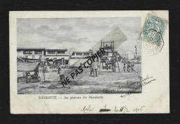 DJIBOUTI  Au Plateau Du Marabout  Oblit " Marseille A La Reunion  LV 1 "  Sur 5c Type Blanc1905  / Defauts - Gibuti