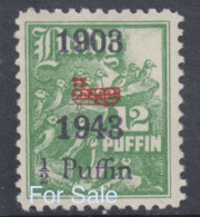 #147 Great Britain Lundy Island Puffin Stamp 1943 Wright Brothers Bi-Plane Cat 1/2p #57 Retirment Sale Price Slashed! - Local Issues