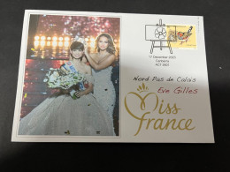 21-12-2023 (2 W 42) Miss FRANCE Election 2024 - Winner - Nord Pas De Calais - Eve Gilles (short Hair Girl!) - Autres & Non Classés