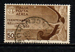 ITALIA REGNO - 1935 - CENTENARIO BELLINIANO - 50 C. - USATO - Airmail