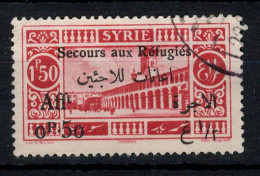 Syrie - YV 172 Oblitéré , Secours Aux Réfugiés , Cote 4,50 Euros - Oblitérés