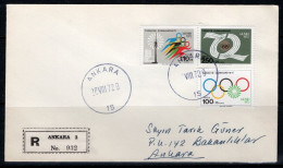 1972 TURKEY MUNICH OLYMPIC GAMES FDC - FDC