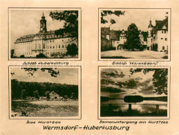 73757069 Hubertusburg Schloss Wermsdorf Bad Horstsee Sonnenuntergang  - Wermsdorf