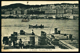 A65  ALGERIE CPA  ALGER - VUE PRISE DU PORT - Collections & Lots