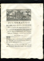1929   Bourgogne  1781  Délibération  Abonnement Des Vingtiemes 6 Pages   N°-186 - Decreti & Leggi