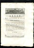 1929   Bourgogne  1787 Arret Le Mot Générique De Fers  4 Pages     N°-056 - Decreti & Leggi