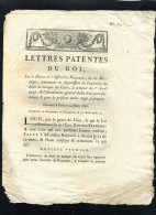 1929  Decret-18   Lettres Patentes Droit De Marque Des Cuirs  1790  2 Pages - Decreti & Leggi