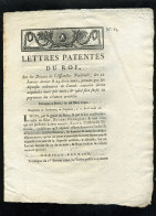 1929  Decret-21   Lettres Patentes Dépenses  Ordinaires De L Année 1790  2 Pages - Decreti & Leggi