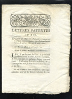 1929  Decret-5   Lettres Patentes Juges 1790  2 Pages - Decreti & Leggi