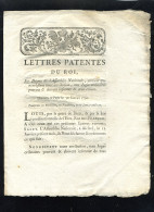 1929  Decret-6   Lettres Patentes Juges  1790  2 Pages - Decreti & Leggi