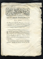 1929  Decret-8   Lettres Patentes Juges 1790 2 Pages - Decreti & Leggi