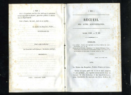 1929  Document-4297  Chemin De Fer D'orléans à Bordeaux Avec Magnifque Tableau - Decreti & Leggi