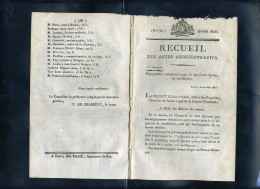 1929  Document-5100   2é Régiment De Carabiniers  1825 - Decreti & Leggi