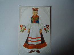 ESTONIA    POSTCARDS  NATIONAL  COSTUMES WONENS - Estonie