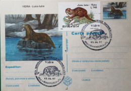 Rumänien Bildpostkarte Ganzsache 1997 Mit Zusatzfrankatur Und SSt - Unused Stamps