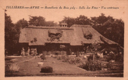 Tillières-sur-Avre (Eure) L'Hostellerie Du Bois Joly, Salle Des Fêtes, Vue Extérieur - Edition Kebedille Carte Sépia CIM - Tillières-sur-Avre