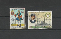 GUINEE PORTUGAISE / 2 Timbres Oblitéré 1964 Et 1967 - Costume Militaire Et Navire Militaire - Guinée Portugaise