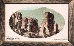 GRECE - Rochers Des Météores - Cadre En Bois - Carte Postale Ancienne - Grèce
