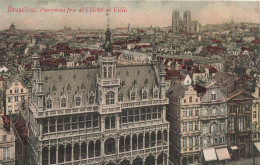 BELGIQUE - Bruxelles - Panorama Pris De L'hôtel De Ville - Colorisé - Carte Postale Ancienne - Sonstige & Ohne Zuordnung