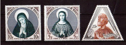 MONACO 1955 . N°s 437 , 438 Et 439 . Neufs ** Sc - Unused Stamps