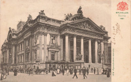 BELGIQUE - Bruxelles - Vue Générale De La Bourse - Animé - Carte Postale Ancienne - Monumenti, Edifici