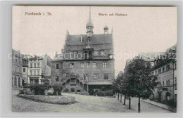 42685183 Poessneck Markt Mit Rathaus Poessneck - Pössneck