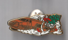 PIN'S   THEME SNCF NOEL DES CHEMINOTS  NANCY 1991 - TGV