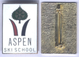 Insigne De L'Ecole De Ski D'Aspen ( Colorado U.S.A ) - Winter Sports