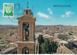 Israël - Max Card 1967 Bethlehem Christmas Noel - Covers & Documents