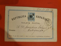 Espagne - Entier Postal De Malaga En 1874  - D 329 - 1850-1931