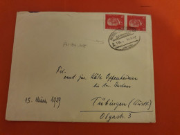 Allemagne - Oblitération Ambulant Sur Enveloppe Pour Tübingen En 1929 - D 331 - Briefe U. Dokumente