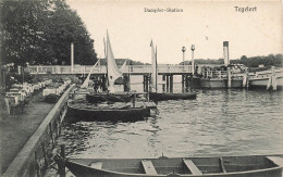 ALLEMAGNE - Tegelort - Dampfer Station - Garden Partie - Barques - Quai - Carte Postale Ancienne - Andere & Zonder Classificatie