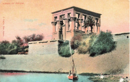 EGYPTE - Kioske Of Phylae - F Fiorillo - Bateau - Colonnes - Colorisé - Carte Postale Ancienne - Autres & Non Classés