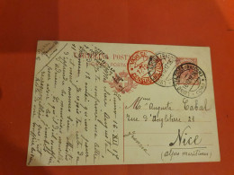 Italie - Entier Postal De Luino Pour Nice En 1917 Avec Cachet De Censure - D 343 - Ganzsachen