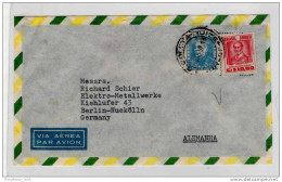 Lettera Busta Brasile-Brasil-letter- Cover - Briefe- Posta Aerea Anni '50 (of '50s)-Air Mail-to Berlin - Luchtpost