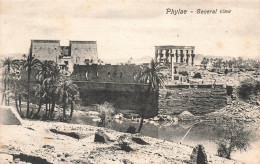 EGYPTE - Phylae - General View - Temple - Ruines - Carte Postale Ancienne - Other & Unclassified