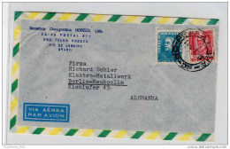 Lettera Busta Brasile-Brasil-letter- Cover - Briefe- Posta Aerea Anni '50 (of '50s)-Air Mail-to Berlin - Airmail