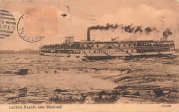 CANADA - Montreal - Lachine Rapids Near Montreal - Ship Duchess Of York - Carte Postale Ancienne - Montreal