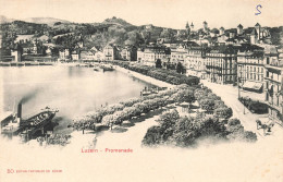 SUISSE - Lucerne - Promenade - Carte Postale Ancienne - Luzern