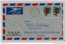 Sudafrica - South Africa - Lettera Busta Letter Cover Briefe - From South Africa To Germany (anni '50 - From'50s) - FDC