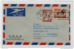 Sudafrica - South Africa - Lettera Busta Letter Cover Briefe - From South Africa To Germany (anni '50 - From'50s) - FDC