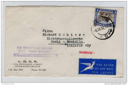 Sudafrica - South Africa - Lettera Busta Letter Cover Briefe - From South Africa To Germany (anni '50 - From'50s) - FDC