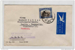 Sudafrica - South Africa - Lettera Busta Letter Cover Briefe - From South Africa To Germany (anni '50 - From'50s) - FDC