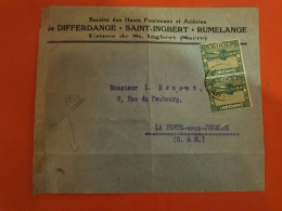 Sarre - Enveloppe Commerciale De St Ingbert Pour La France En 1923 - Plis - D 355 - Storia Postale