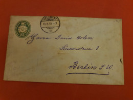 Suisse - Entier Postal De Delemont Pour Berlin - D 358 - Postwaardestukken