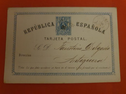 Espagne - Entier Postal  Pour Antequera En 1874 - D 372 - 1850-1931