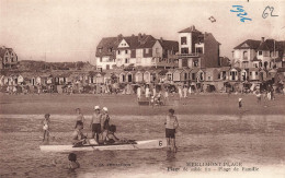 FRANCE - Merlimont - Plage - Plage De Sable Fin - Plage De Famille - À La Tentation - Carte Postale Ancienne - Autres & Non Classés