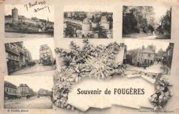 FRANCE - Souvenir De Fougères - E Couëdel - Desrues Et Vincent Photographes - Multivues - Carte Postale Ancienne - Fougeres